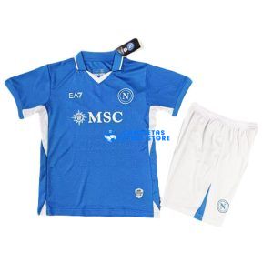 Camiseta de la 1ª equipación EA7 de SSC Napoli 2024/2025 Niños