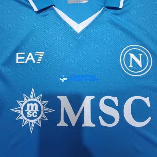 Camiseta EA7 SSC Napoli 1ª Equipación 2024/2025 - Imagen 3