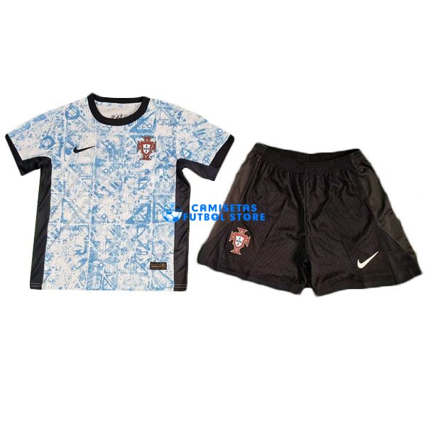 Portugal 2024/2025 Camiseta de la 2ª equipación VERSIÓN JUGADOR Niños