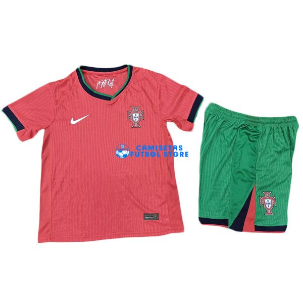 Portugal 2024/2025 Camiseta de la 1ª equipación Niños VERSIÓN JUGADOR