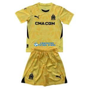 Olympique de Marsella Portero 2024/2025 Camiseta de la 2ª equipación Niños