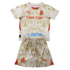 Olympique de Marsella Portero 2024/2025 Camiseta de la 3ª equipación Niños