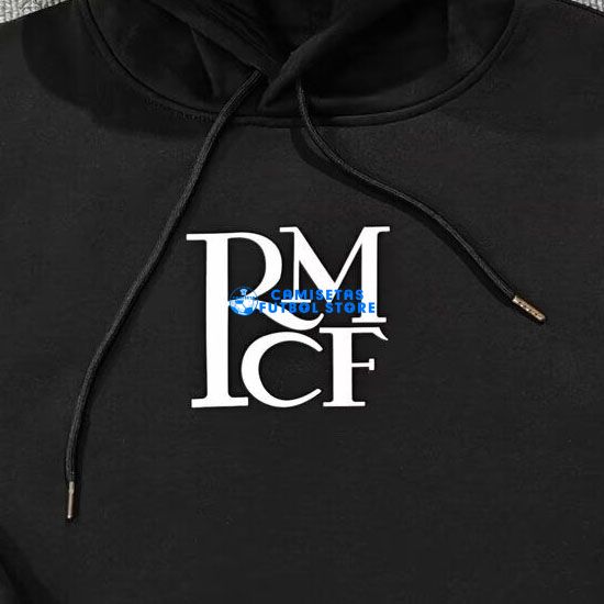 Sudadera Real Madrid 2024-2025 Con Capucha Negro - Imagen 2