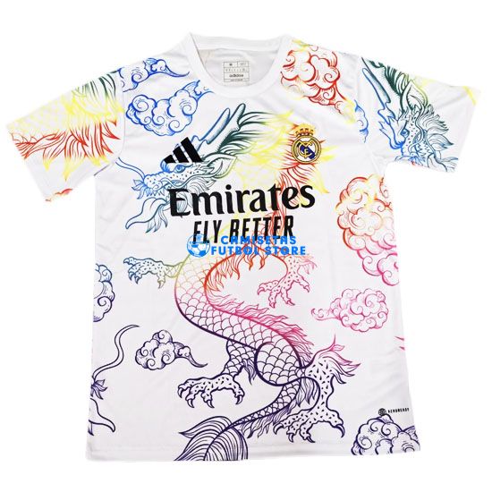 Real Madrid Camiseta de la colores dragón blanco equipación 2024/2025