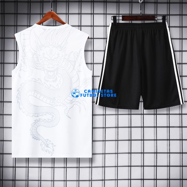 Camiseta Real Madrid Sin Mangas 24-25 Blanco Dragon - Imagen 2