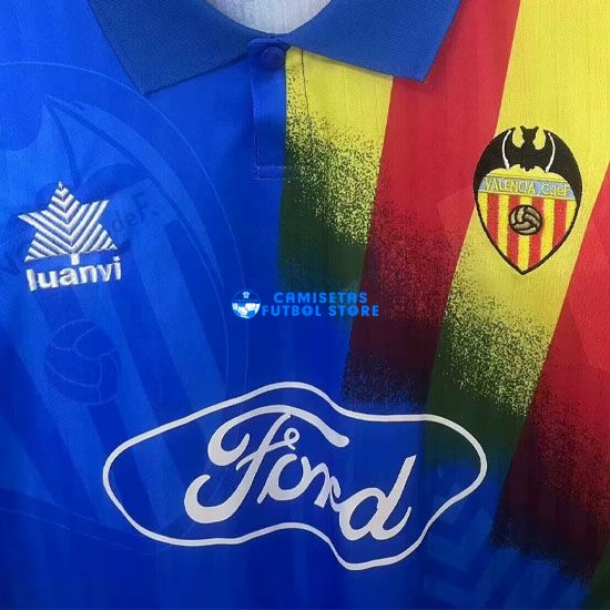 Camiseta Valencia 2ª Equipación 1995/1996 Retro - Imagen 3
