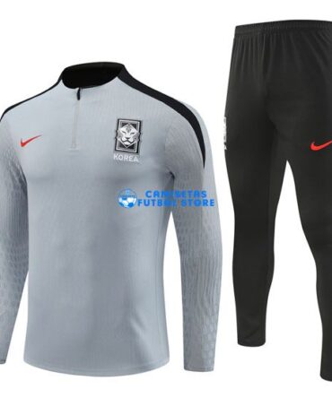 Sudadera de Entrenamiento Corea 2024/2025 Kit Gris