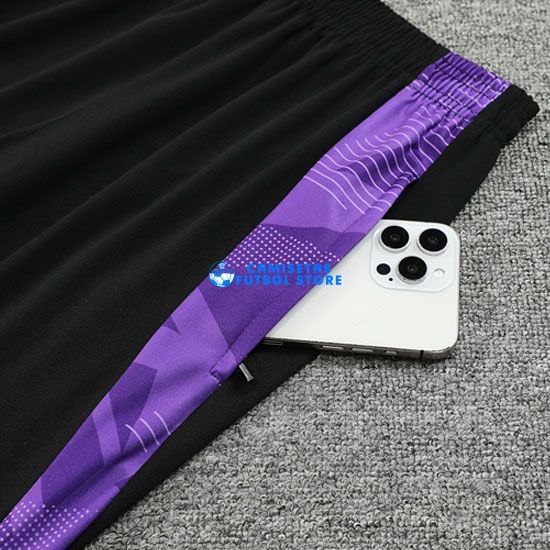 Sudadera de Entrenamiento Real Madrid 2024/2025 Kit Negro/Púrpura - Imagen 10