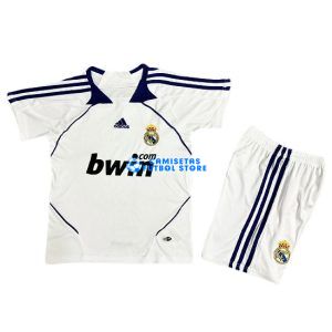 Real Madrid Camiseta de la 1ª equipación 2007/2008 Niños