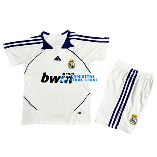 Real Madrid Camiseta de la 1ª equipación 2007/2008 Niños
