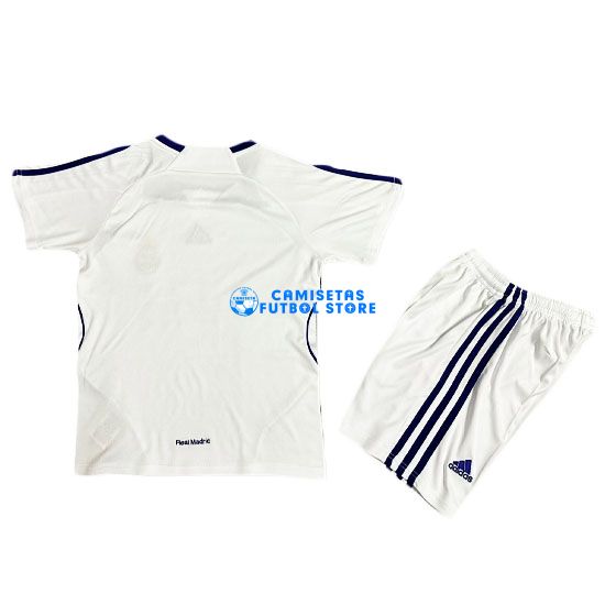 Camiseta Real Madrid 1ª Equipación 2007/2008 Niño Kit Retro - Imagen 2