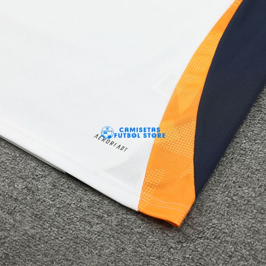 Camiseta Real Madrid Equipación 2024/2025 Blanco/Naranja - Imagen 7