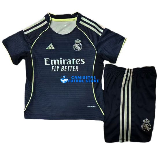 Real Madrid 2025/2026 Camiseta de la 2ª equipación Niños