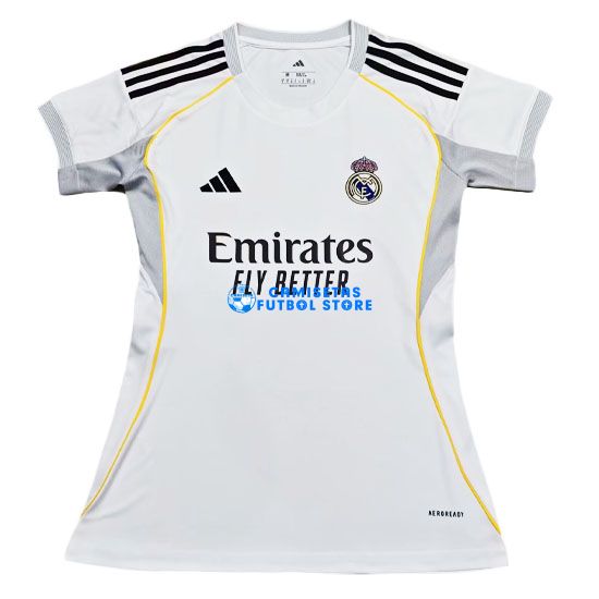 Real Madrid 2025/2026 Camiseta de la 1ª equipación Mujer