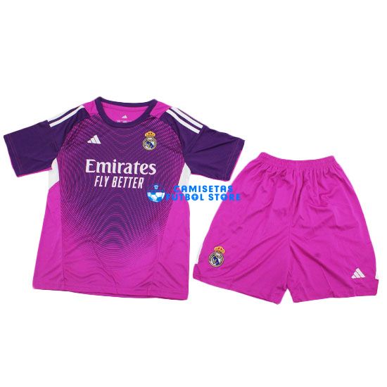 Real Madrid Portero 2025/2026 Camiseta de la 1ª equipación Niños