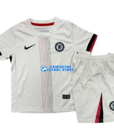 Camiseta Chelsea 2ª Equipación 2025/2026 Niño Kit