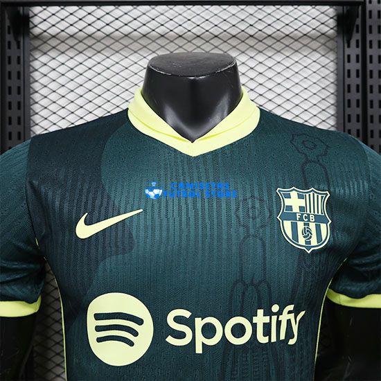 Camiseta Barcelona Equipación 2025/2026 (EDICIÓN JUGADOR) Verde - Imagen 2