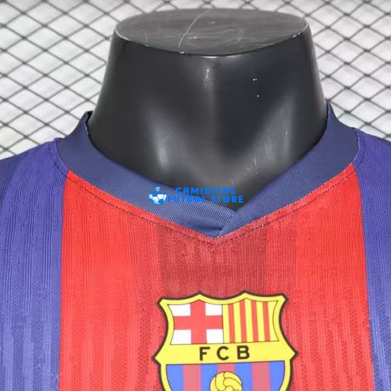 Camiseta Barcelona Equipación 2025/2026 (EDICIÓN JUGADOR) Azul/Rojo - Imagen 2