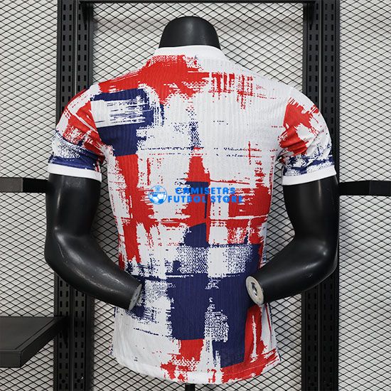 Camiseta Barcelona Equipación 2025/2026 (EDICIÓN JUGADOR) Blanco/Azul/Rojo - Imagen 7