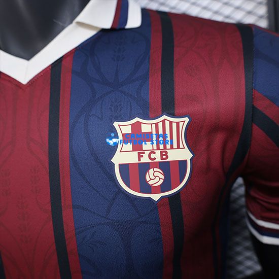 Camiseta Barcelona Equipación 2025/2026 (EDICIÓN JUGADOR) Azul/Rojo - Imagen 3