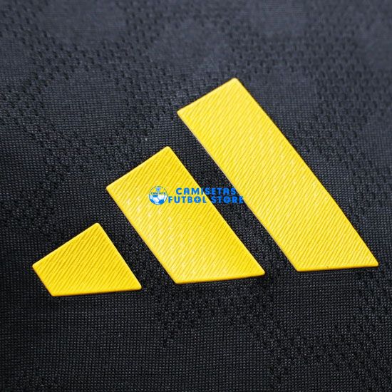 Camiseta Real Madrid Equipación 2025/2026 (EDICIÓN JUGADOR) Negro/Amarillo - Imagen 4