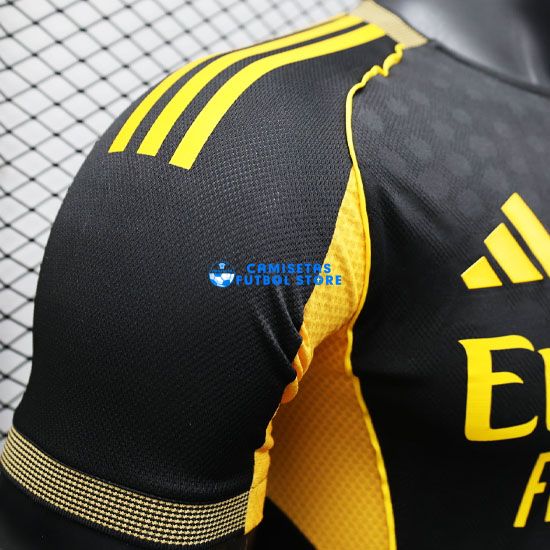 Camiseta Real Madrid Equipación 2025/2026 (EDICIÓN JUGADOR) Negro/Amarillo - Imagen 6