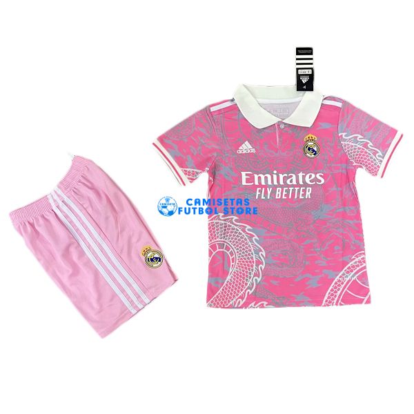 Real Madrid 2025/2026 Camiseta de la Especial equipación Niños rosa