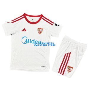 Sevilla FC 2025/2026 Camiseta de la 1ª equipación Niños