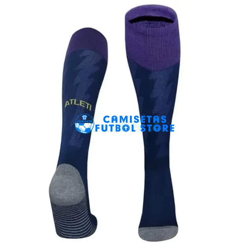 Camiseta Atlético de Madrid 2ª Equipación 2025/2026 Azul Niño Kit - Imagen 3