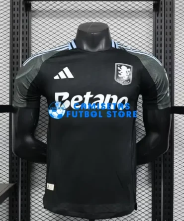 Camiseta Aston Villa 2ª Equipación 2025/2026 Negro (EDICIÓN JUGADOR)