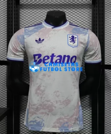 Camiseta Aston Villa 3ª Equipación 2025/2026 Blanco Roto (EDICIÓN JUGADOR)