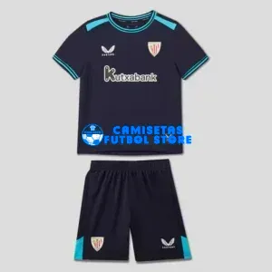 Camiseta Athletic de Bilbao 2ª Equipación 2025/2026 Azul Marino Niño Kit