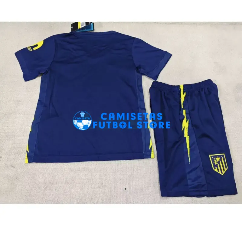 Camiseta Atlético de Madrid 2ª Equipación 2025/2026 Azul Niño Kit - Imagen 2