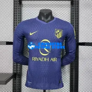 Camiseta Atlético de Madrid 2ª Equipación 2025/2026 ML Azul (EDICIÓN JUGADOR)