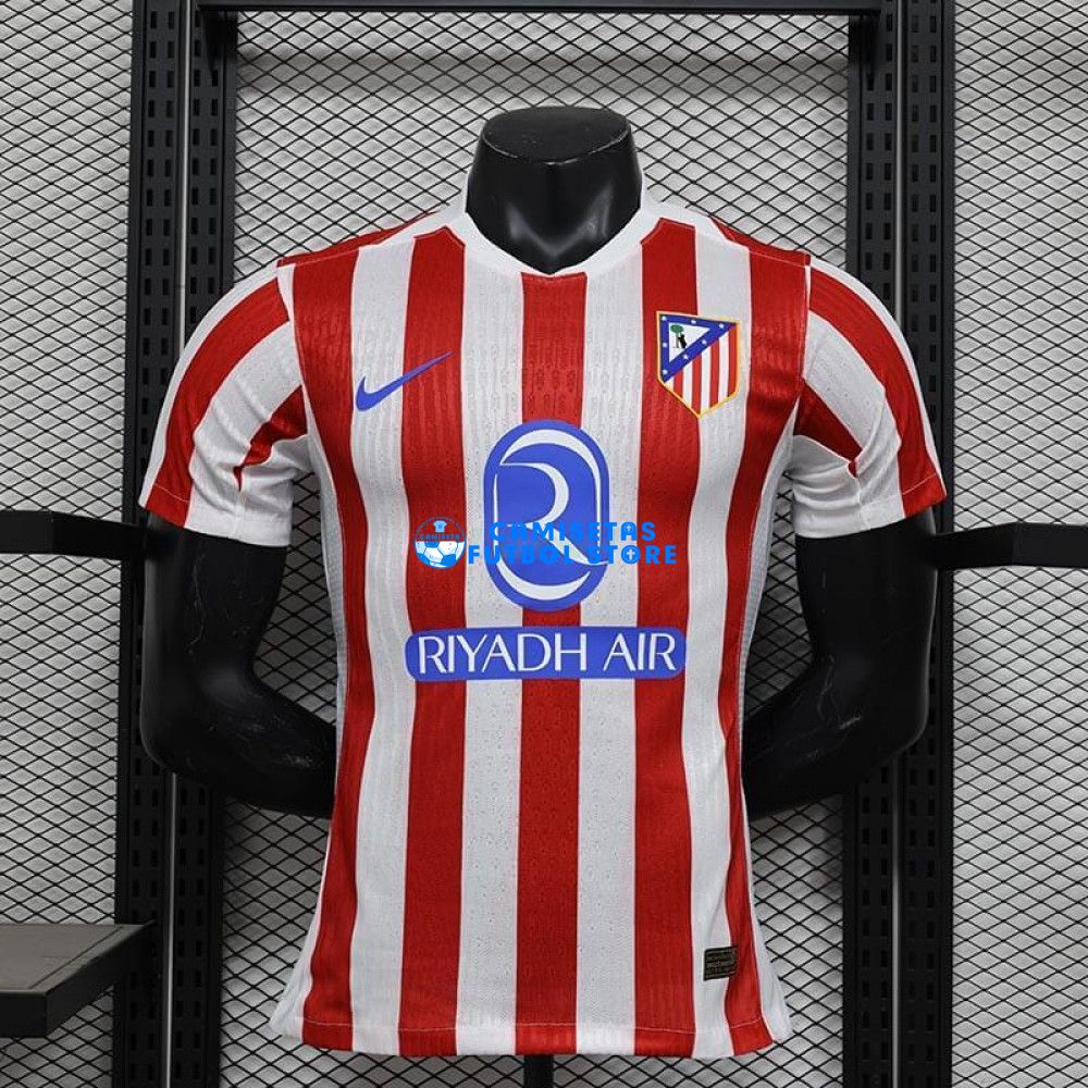Camiseta Atlético de Madrid 1ª Equipación 2025/2026 Rojo/Blanco (EDICIÓN JUGADOR)