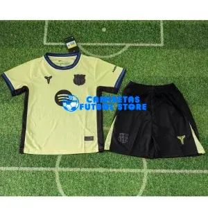 Camiseta Barcelona 2025/2026 Edición Especial Amarillo Niño Kit