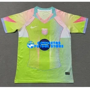 Camiseta Barcelona 2025/26 Verde Fluorescente