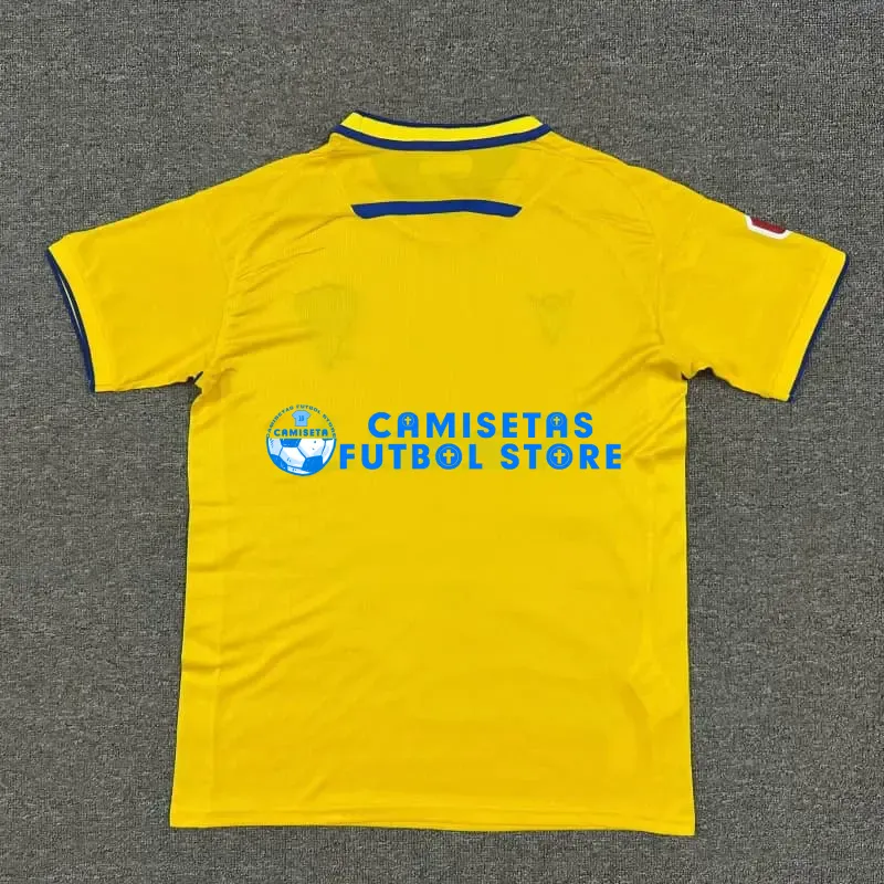 Camiseta Cadiz 1ª Equipación 2025/2026 Amarillo con Parche La Liga - Imagen 4