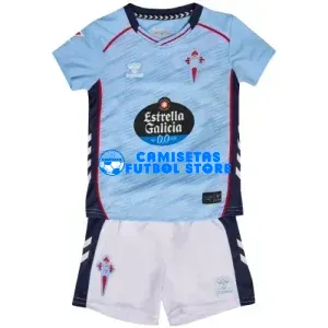 Camiseta Celta De Vigo 1ª Equipación 2025/2026 Azul Niño Kit con Parche La Liga