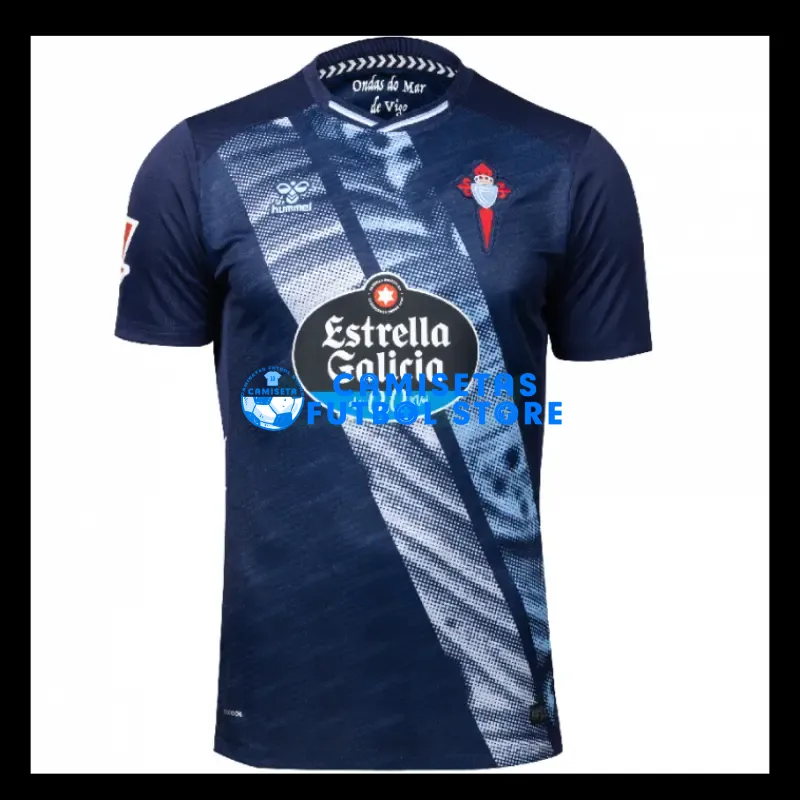 Camiseta Celta De Vigo 2ª Equipación 2025/2026 Azul Marino con La Liga Parche