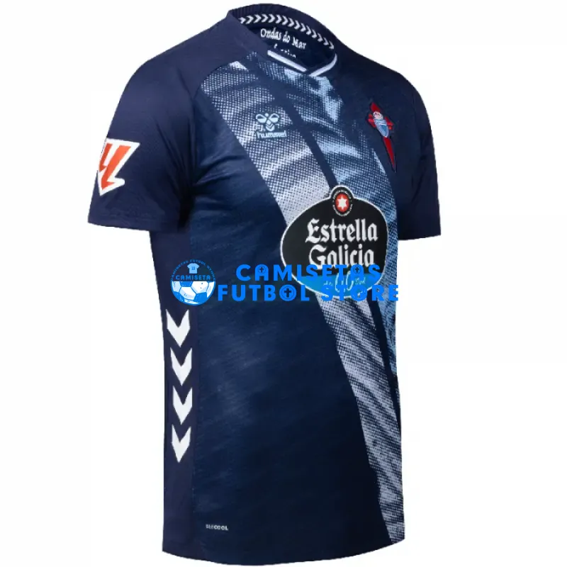 Camiseta Celta De Vigo 2ª Equipación 2025/2026 Azul Marino con La Liga Parche - Imagen 3