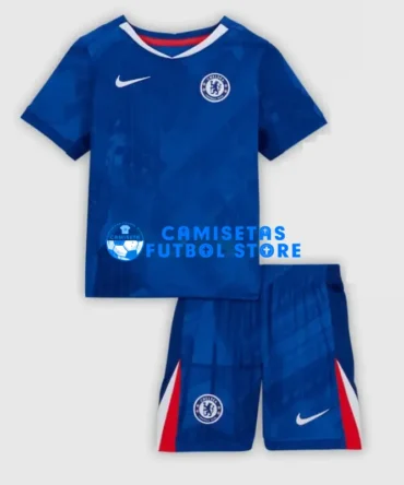 Camiseta Chelsea 1ª Equipación 2025/2026 Azul Niño Kit