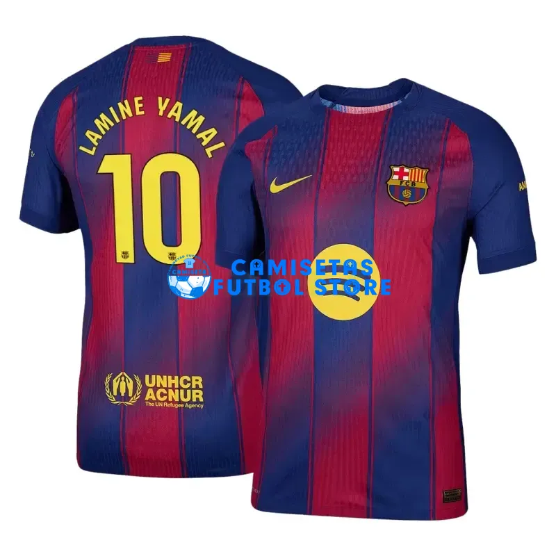 Camiseta Lamine Yamal 10 Barcelona 1ª Equipación 2025/2026