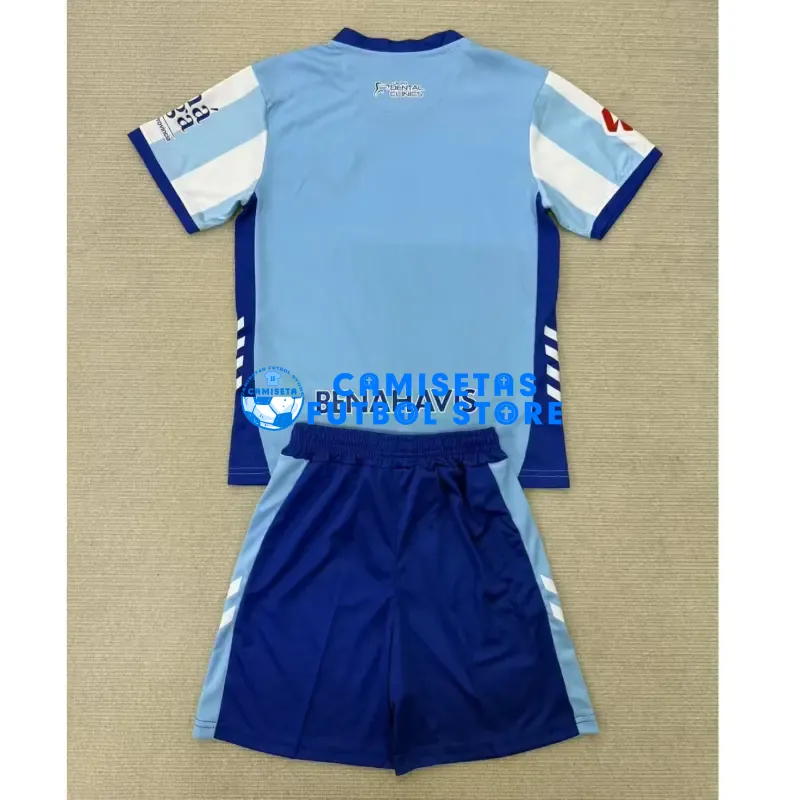 Camiseta Málaga CF 1ª Equipación 2025/2026 Azul/Blanco con Parche La Liga - Imagen 3