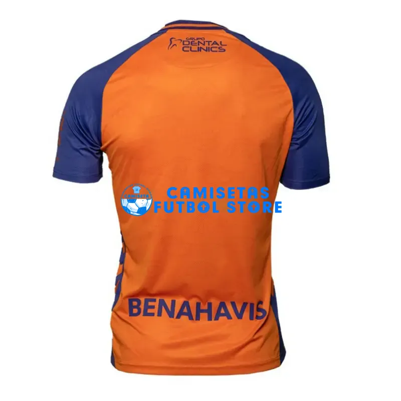 Camiseta Málaga CF 2ª Equipación 2025/2026 Naranja/Azul con Parche La Liga - Imagen 2