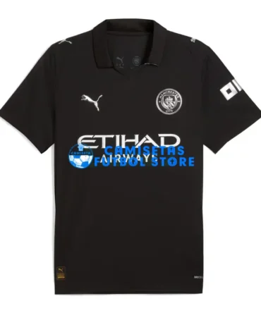 Camiseta Manchester City 2ª Equipación 2025/2026 Negro