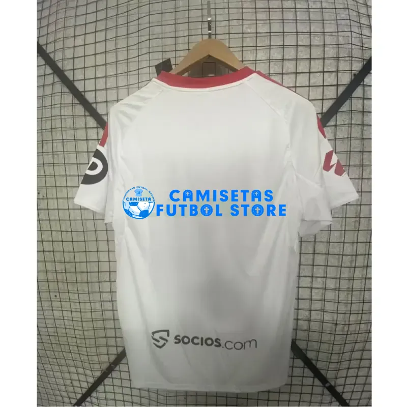 Camiseta Sevilla FC 1ª Equipación 2025/2026 Blanco con Parche La Liga - Imagen 4