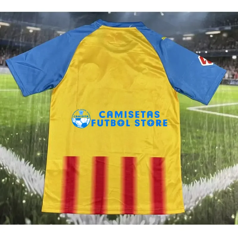 Camiseta Valencia 3ª Equipación 2025/2026 Amarillo/Rojo/Azul - Imagen 4