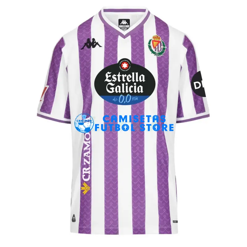 Camiseta Real Valladolid 1ª Equipación 2025/2026 Morado/Blanco con Parche La Liga