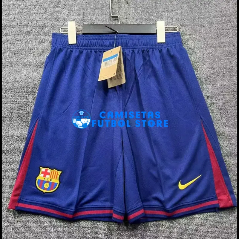 Pantalón Corto Barcelona 1ª Equipación 2025/2026 Azul/Rojo